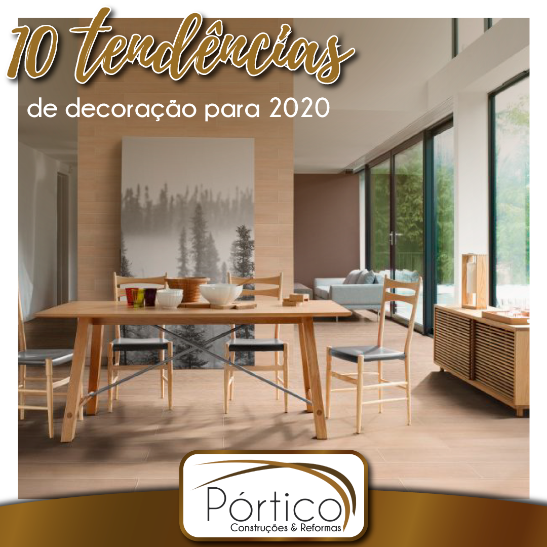 10 tendências de decoração para 2020