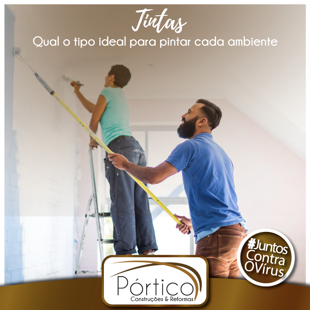 Tintas – Qual o tipo ideal para pintar cada ambiente