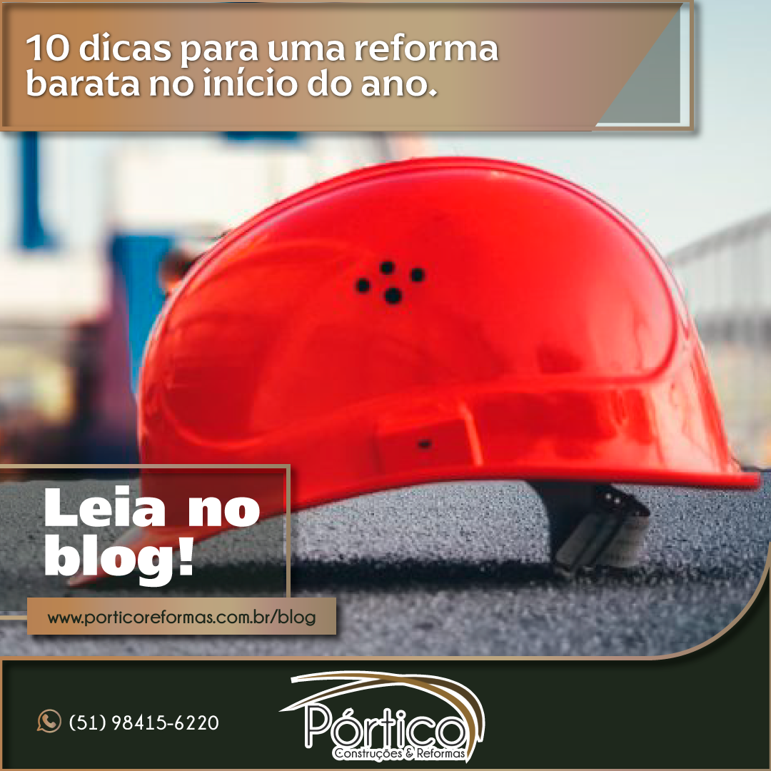 10 dicas para uma reforma barata no início do ano