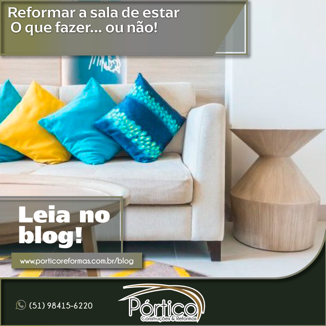 Reformar a sala de estar – O que fazer… ou não!